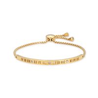 Simple Style Letter Stainless Steel Zircon Bangle In Bulk main image 3