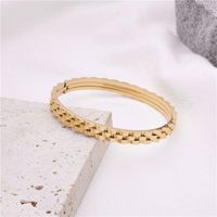 Lady Solid Color Stainless Steel Bangle In Bulk main image 3