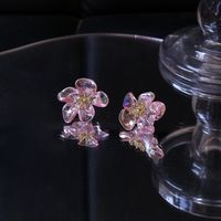 1 Pair Sweet Flower Arylic Ear Studs sku image 1