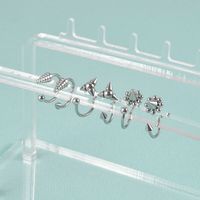 Casual Simple Style Solid Color Stainless Steel Plating Silver Plated Lip Stud main image 3