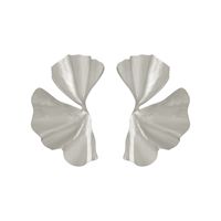 1 Pair Luxurious Leaves Plating Alloy Gold Plated Ear Studs sku image 2