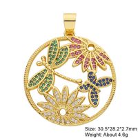 Casual Elegant Classic Style Cross Copper Plating Inlay Zircon 18k Gold Plated White Gold Plated Charms sku image 23