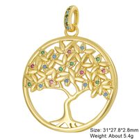 Casual Elegant Classic Style Cross Copper Plating Inlay Zircon 18k Gold Plated White Gold Plated Charms sku image 16