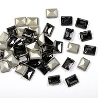 Simple Style Square Glass Nail Decoration Accessories 1 Piece sku image 18