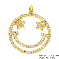 Casual Elegant Classic Style Cross Copper Plating Inlay Zircon 18k Gold Plated White Gold Plated Charms sku image 12