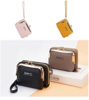 Women's Letter Solid Color Pu Leather Zipper Wallets main image 2