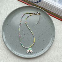 Lady Animal Seed Bead Wholesale Pendant Necklace sku image 13