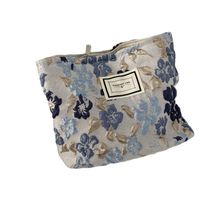 Women's All Seasons Polyester Flower Vintage Style Square Zipper Cosmetic Bag main image 2