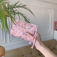 Women's Small All Seasons Polyester Flower Basic Classic Style Square Zipper Cosmetic Bag sku image 8