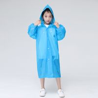 Thickened Schoolbag Children Raincoat Spot Eva Fashion Outdoor Travel Student Raincoat Poncho Factory Direct Sales sku image 3