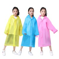 Thickened Schoolbag Children Raincoat Spot Eva Fashion Outdoor Travel Student Raincoat Poncho Factory Direct Sales main image 1