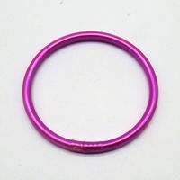 Modern Style Solid Color Plastic Unisex Wristband sku image 23