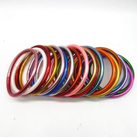 Modern Style Solid Color Plastic Unisex Wristband main image 6