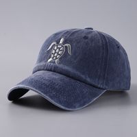 Unisex Commute Tortoise Printing Curved Eaves Baseball Cap sku image 4