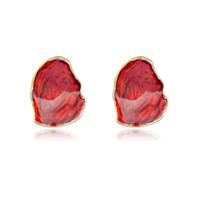 1 Pair Simple Style Solid Color Enamel Alloy Ear Studs main image 5