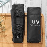 Simple Uv Protection Solid Color Umbrella sku image 3
