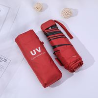 Simple Uv Protection Solid Color Umbrella sku image 14