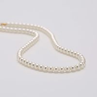 Simple Style Round Artificial Pearl Beaded Women's Necklace sku image 8