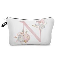 Unisex All Seasons Polyester Letter Flower Elegant Square Zipper Cloud Shape Bag Cosmetic Bag sku image 14