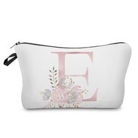 Unisex All Seasons Polyester Letter Flower Elegant Square Zipper Cloud Shape Bag Cosmetic Bag sku image 5