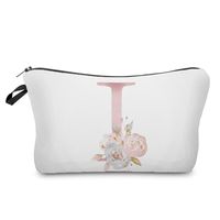 Unisex All Seasons Polyester Letter Flower Elegant Square Zipper Cloud Shape Bag Cosmetic Bag sku image 9