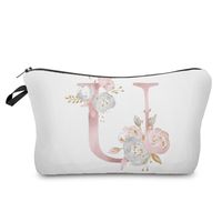 Unisex All Seasons Polyester Letter Flower Elegant Square Zipper Cloud Shape Bag Cosmetic Bag sku image 21