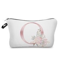 Unisex All Seasons Polyester Letter Flower Elegant Square Zipper Cloud Shape Bag Cosmetic Bag sku image 15