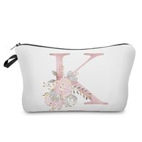 Unisex All Seasons Polyester Letter Flower Elegant Square Zipper Cloud Shape Bag Cosmetic Bag sku image 11