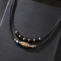 Ethnic Style Necklace Jewelry Moon Stone Pendant Jewelry Men's Necklace Wholesale sku image 7