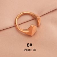 Stainless Steel 18K Gold Plated IG Style Plating Irregular Round Square None Rings sku image 9