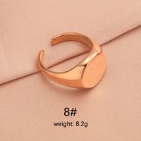 Stainless Steel 18K Gold Plated IG Style Plating Irregular Round Square None Rings sku image 11