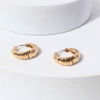 1 Pair Simple Style Solid Color Asymmetrical Inlay Alloy Rhinestones Earrings sku image 1