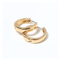 1 Pair Simple Style Solid Color Asymmetrical Inlay Alloy Rhinestones Earrings sku image 3