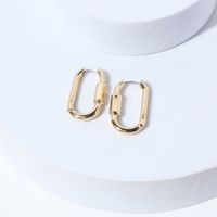 1 Pair Simple Style Solid Color Asymmetrical Inlay Alloy Rhinestones Earrings sku image 5