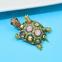 Cute Animal Alloy Inlay Artificial Gemstones Unisex Brooches 1 Piece sku image 1