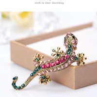 Streetwear Animal Alloy Inlay Glass Unisex Brooches 1 Piece main image 5