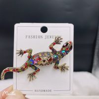 Streetwear Animal Alloy Inlay Glass Unisex Brooches 1 Piece main image 3