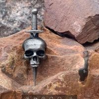 Funny Skull Alloy Unisex Brooches 1 Piece main image 1