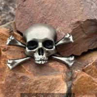 Funny Skull Alloy Unisex Brooches 1 Piece main image 2
