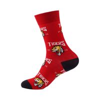 Unisex Einfacher Stil Geometrisch Baumwolle Crew Socken Ein Paar sku image 12