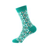Unisex Einfacher Stil Geometrisch Baumwolle Crew Socken Ein Paar sku image 37