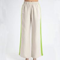Women's Casual Solid Color Cotton And Linen Pants Sets main image 4