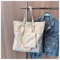 Women's Large Spring&summer Canvas Streetwear Shoulder Bag main image 4