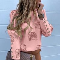 Women's Fashion Printing Button Pullovers Coat main image 5