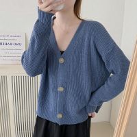 Women's Cardigan Long Sleeve Sweaters & Cardigans Casual Solid Color main image 3
