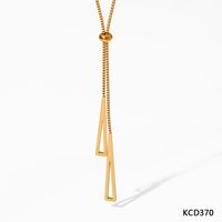 Edelstahl 304 16 Karat Vergoldet Weißgold Plattiert Vergoldet Klassischer Stil Überzug Kreuzen Halskette sku image 2
