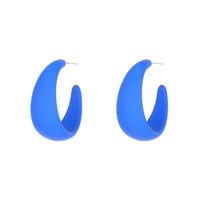 1 Pair Ig Style Retro C Shape Resin Ear Studs sku image 4