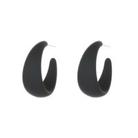 1 Pair Ig Style Retro C Shape Resin Ear Studs sku image 7