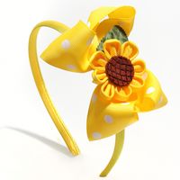 Cute Sunflower Christmas Tree Cloth Hair Clip sku image 11