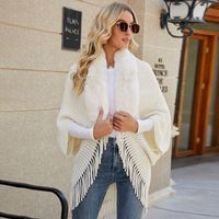 Women's Streetwear Solid Color Polyester Tassel Shawl main image 4